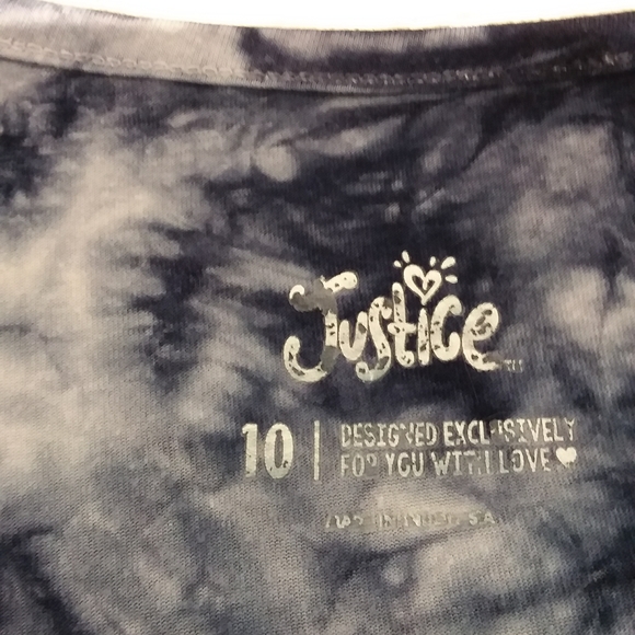 Justice tie-dyed tunic top - Picture 3 of 4